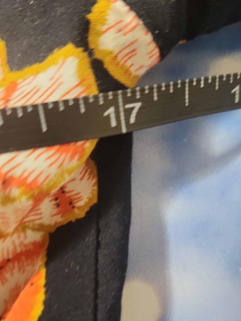 Black Midi Dress Embroidery Like Pattern (It Fooled Me) - Picture 5 of 7